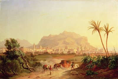 Ansicht von Palermo, ca. 1831 von Carl Wilhelm Goetzloff